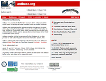 Tablet Screenshot of antbase.org