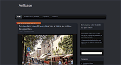 Desktop Screenshot of antbase.fr